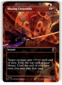Blazing Crescendo (Borderless) – 340 MSH: Marvel Super Heroes C NM