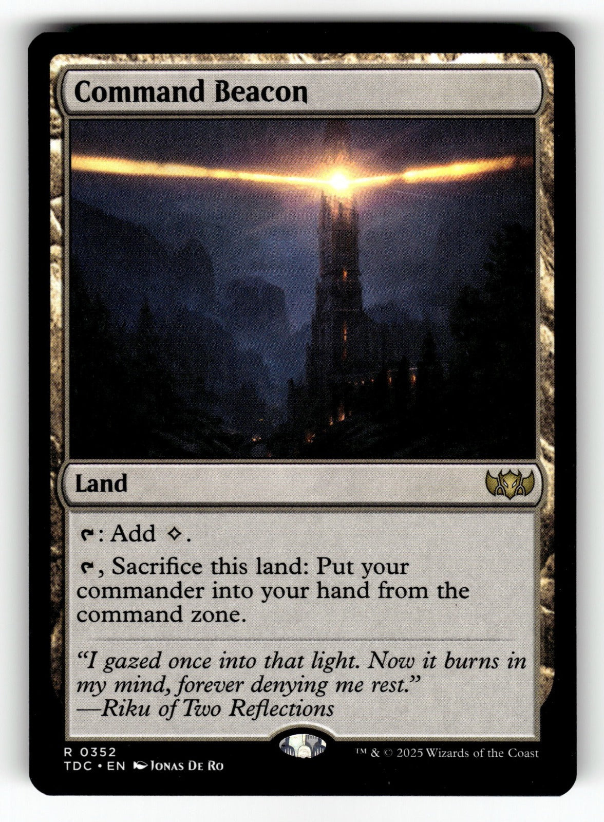 Command Beacon – 352 TDC: Commander: Tarkir: Dragonstorm R NM