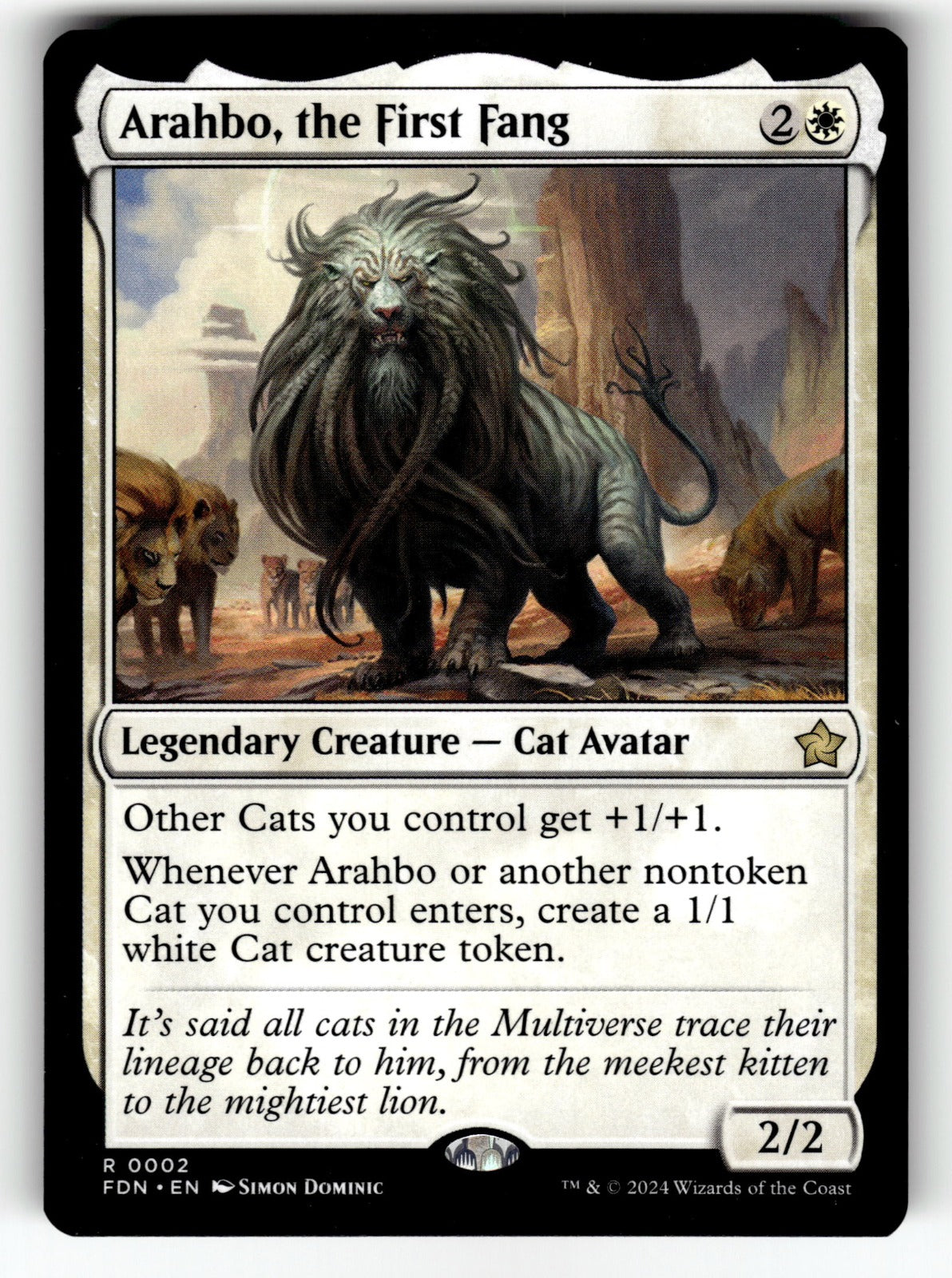 Arahbo, the First Fang – 2 FDN: Foundations R NM