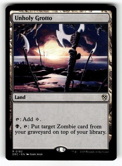 Unholy Grotto – 182 DRC: Commander: Aetherdrift R NM