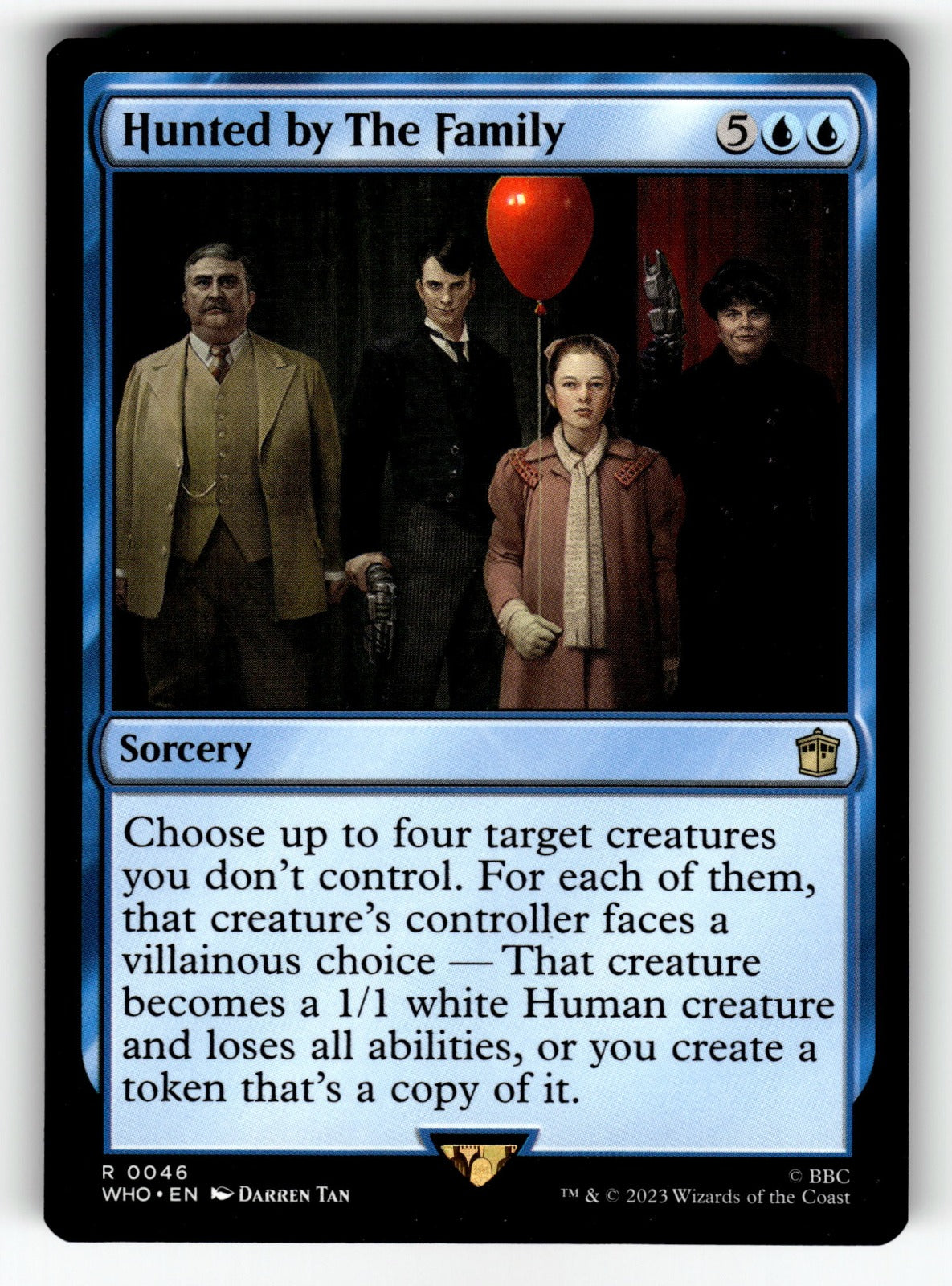 Hunted by The Family – 46 WHO: Universes Beyond: Doctor Who R NM