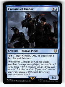 Corsairs of Umbar – 19 LTC: Commander: The Lord of the Rings: Tales of Middle-earth R NM