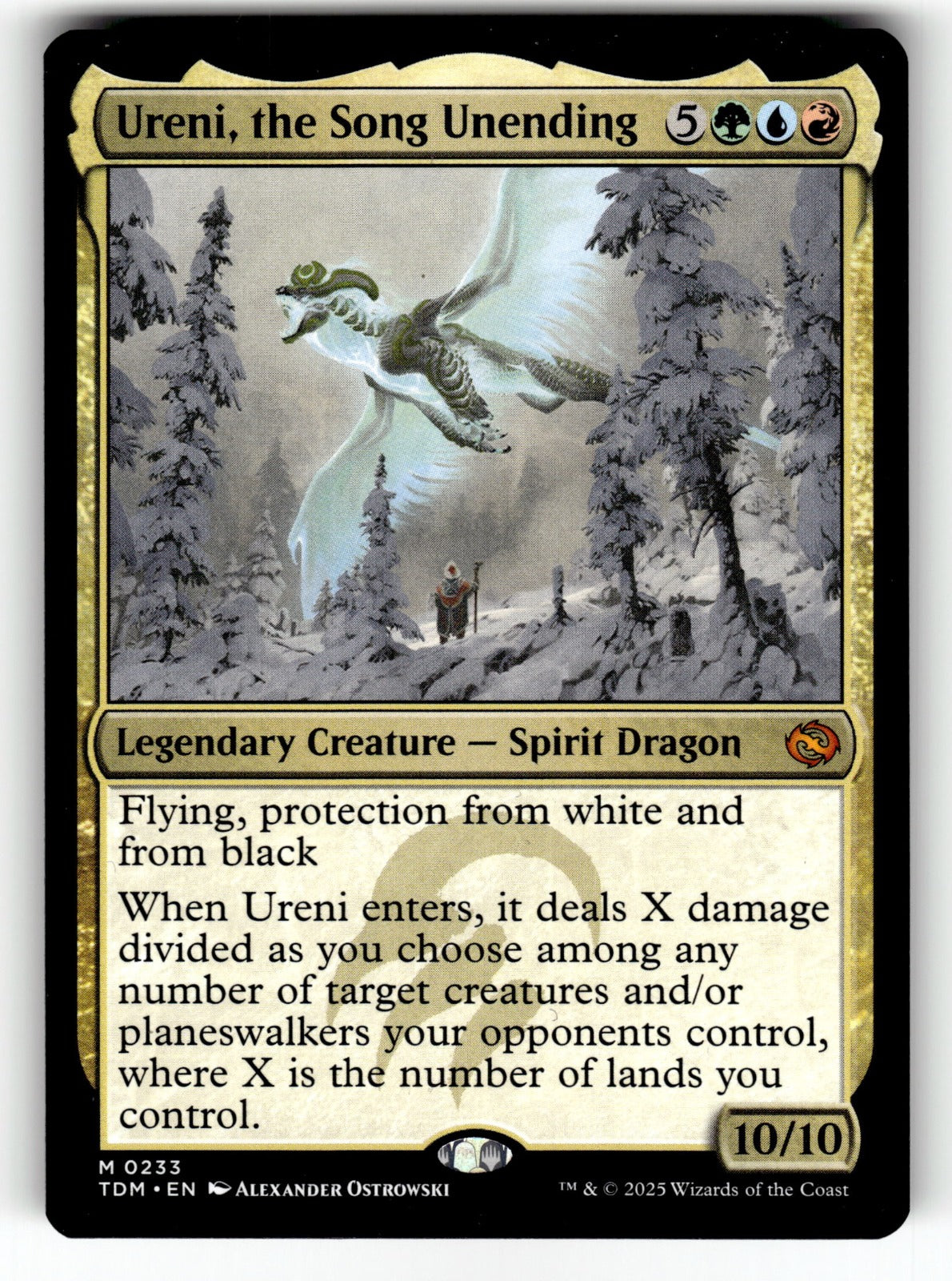 Ureni, the Song Unending – 233 TDM: Tarkir: Dragonstorm M NM