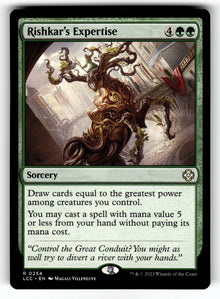 Rishkar's Expertise – 254 LCC: Commander: The Lost Caverns of Ixalan R NM