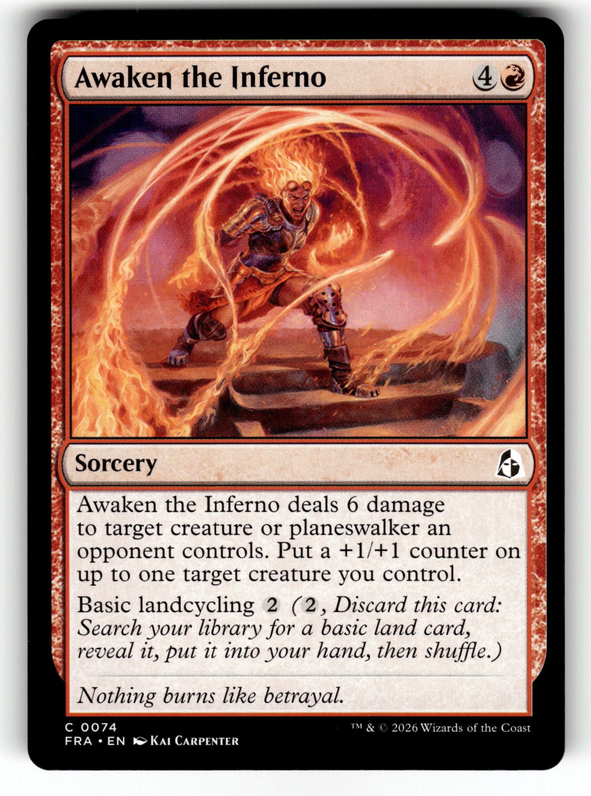 Awaken the Inferno – 74 FRA: Reality Fracture C NM