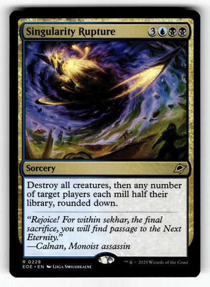 Singularity Rupture – 228 EOE: Edge of Eternities R NM
