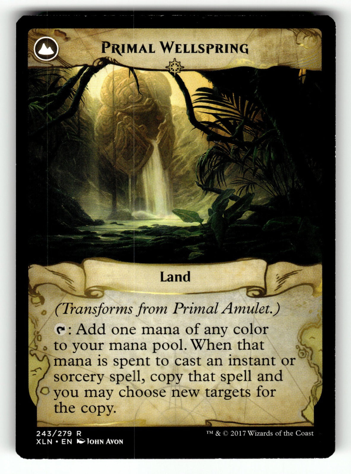 Primal Amulet – 243 XLN: Ixalan R LP (Back)