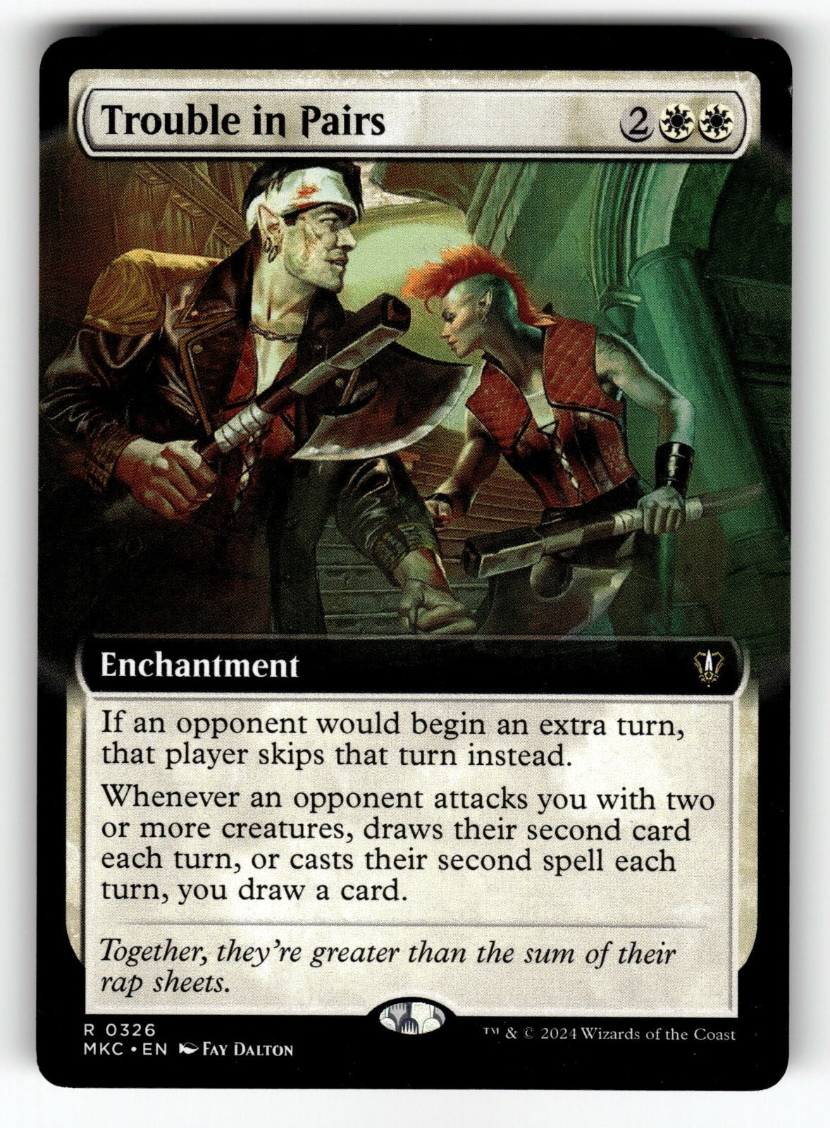 Trouble in Pairs (Extended Art) – 326 MKC: Commander: Murders at Karlov Manor R NM