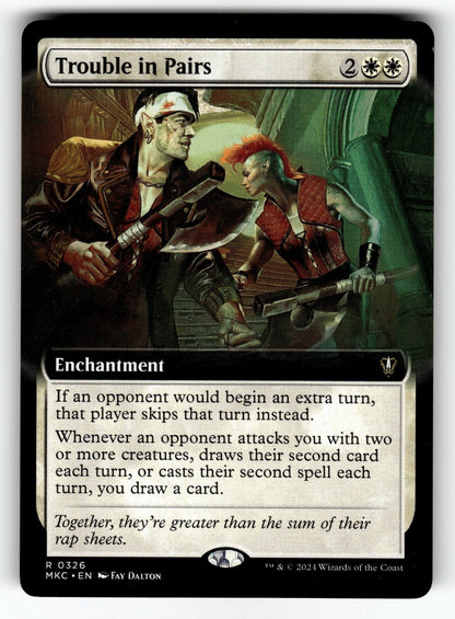 Trouble in Pairs (Extended Art) – 326 MKC: Commander: Murders at Karlov Manor R NM