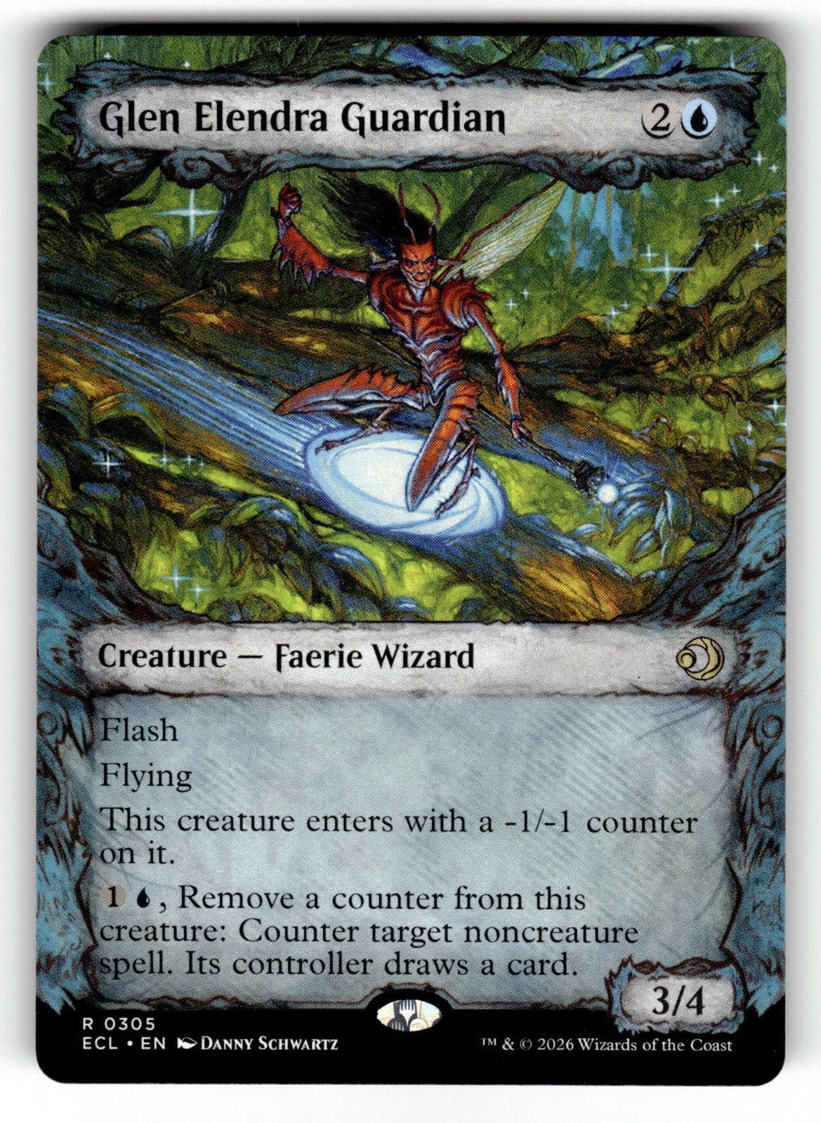 Glen Elendra Guardian (Showcase) – 305 ECL: Lorwyn Eclipsed R NM