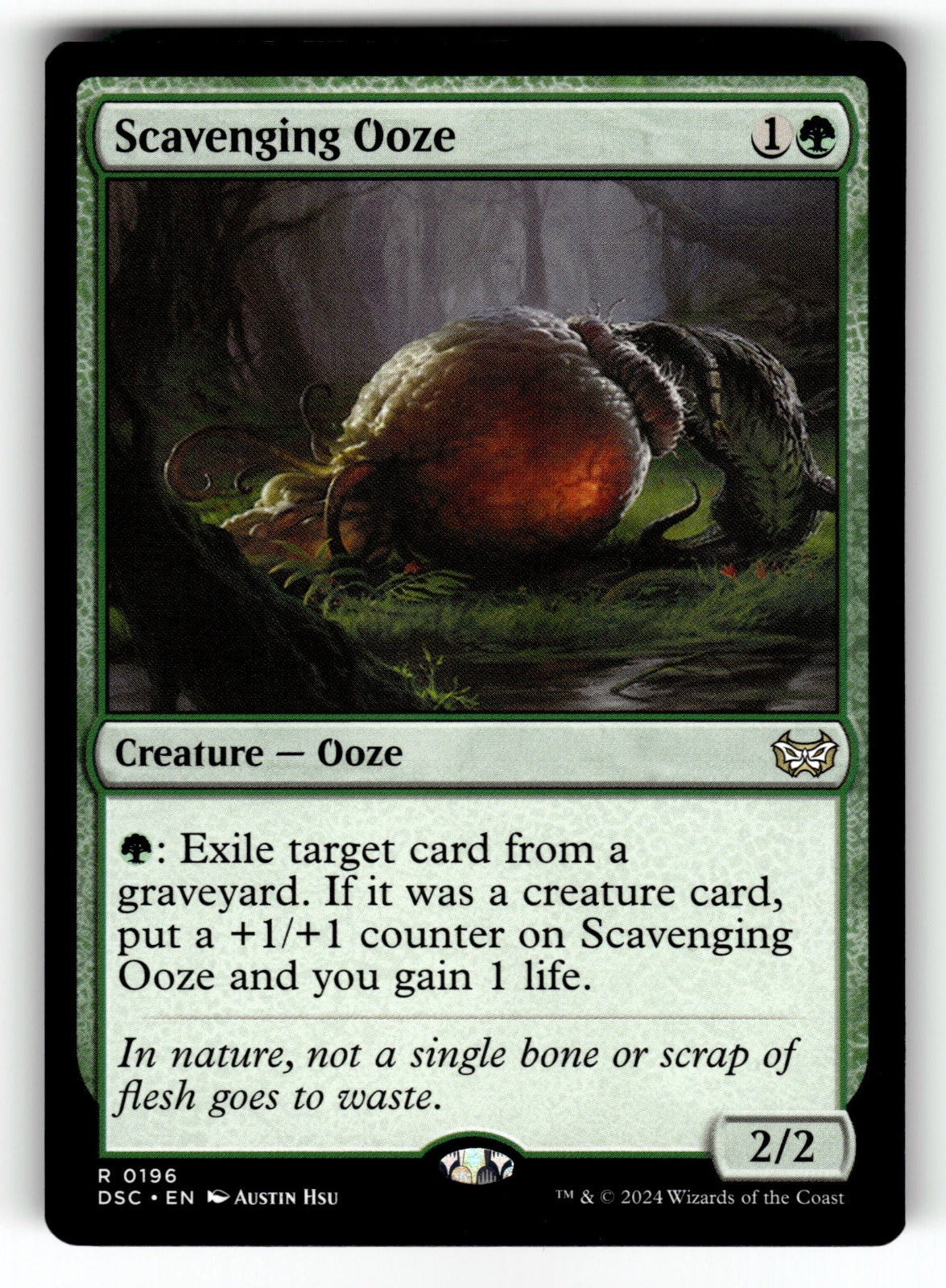 Scavenging Ooze – 196 DSC: Commander: Duskmourn: House of Horror R NM