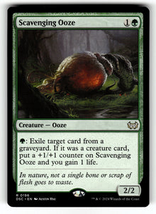 Scavenging Ooze – 196 DSC: Commander: Duskmourn: House of Horror R NM