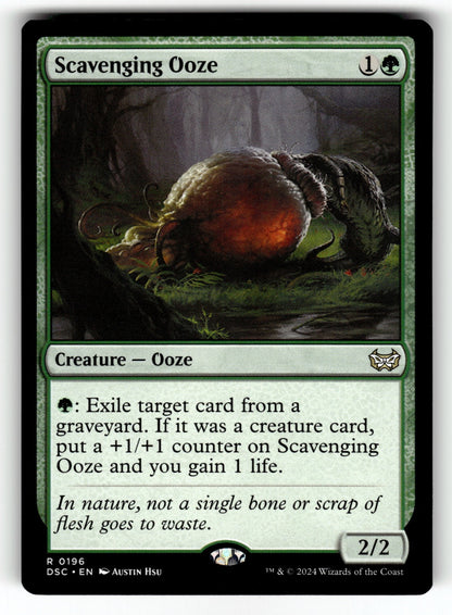 Scavenging Ooze – 196 DSC: Commander: Duskmourn: House of Horror R NM