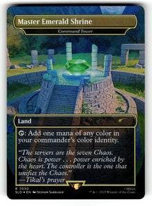Master Emerald Shrine - Command Tower (Rainbow Foil) – 7030 SLD: Secret Lair Drop Series R Foil LP