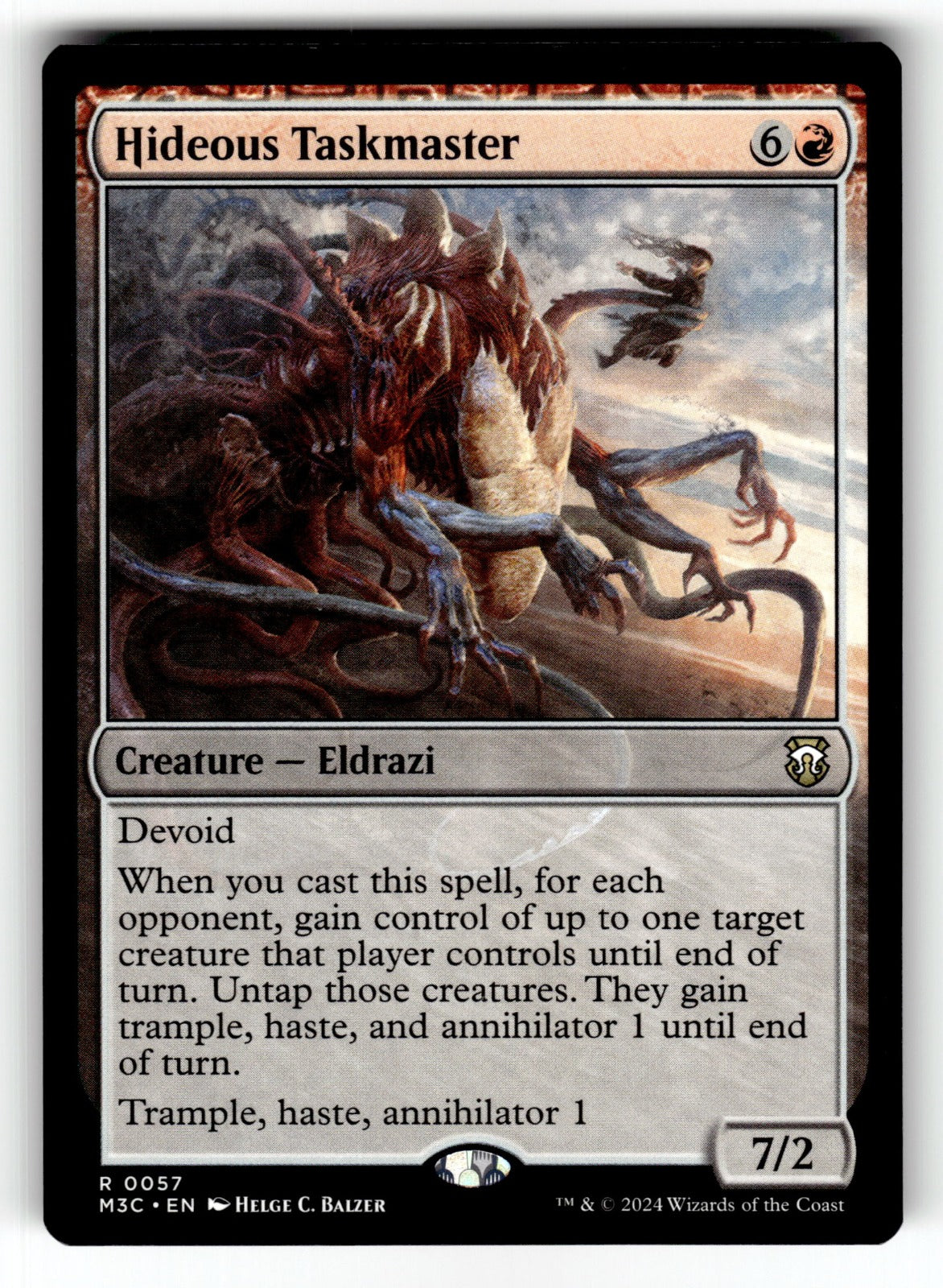 Hideous Taskmaster – 57 M3C: Commander: Modern Horizons 3 R NM