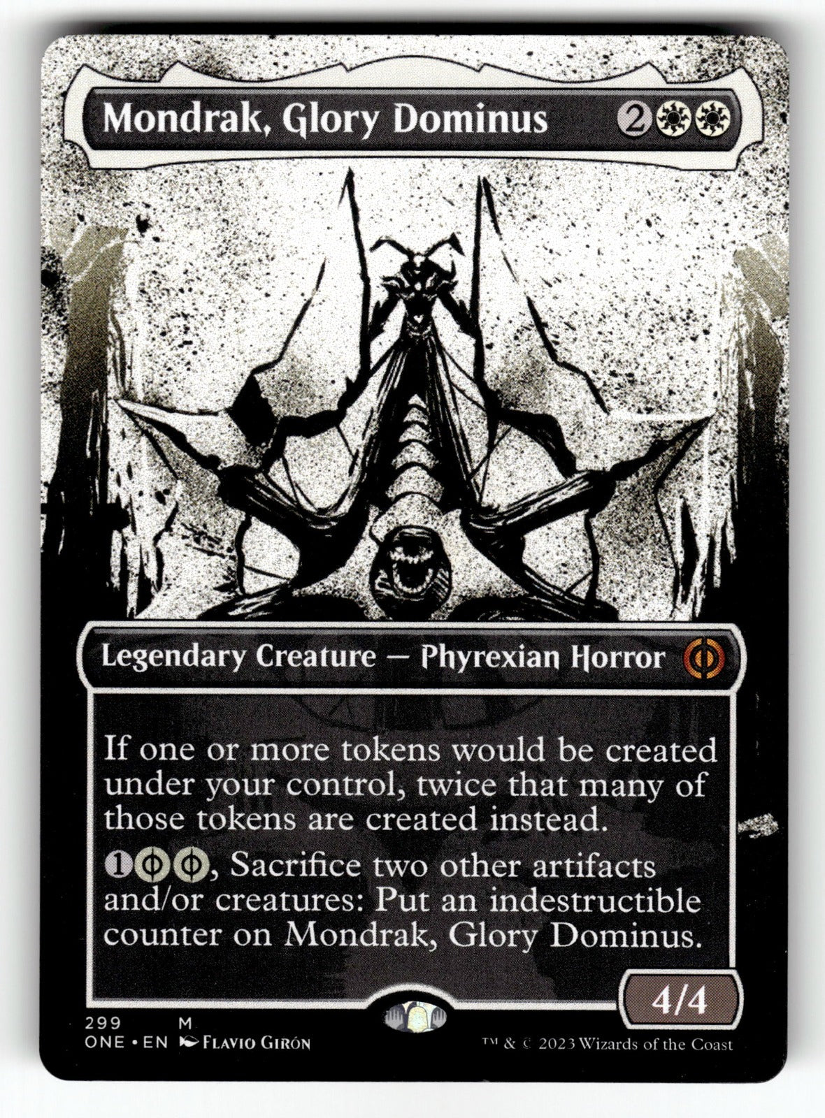 Mondrak, Glory Dominus (Showcase) – 299 ONE: Phyrexia: All Will Be One M NM