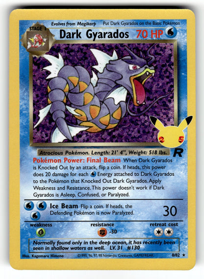 Dark Gyarados – 8/82 CCC: Celebrations: Classic Collection Classic Collection Holo NM