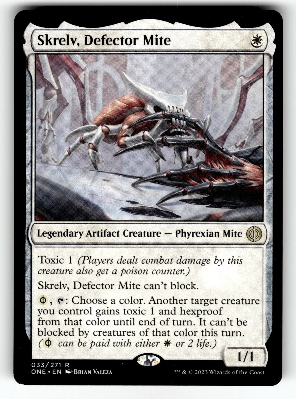 Skrelv, Defector Mite – 33 ONE: Phyrexia: All Will Be One R NM