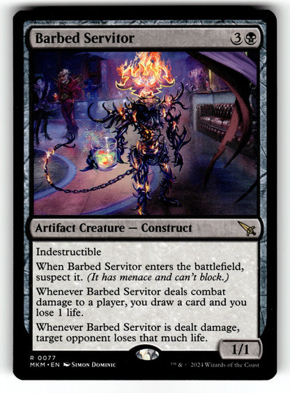 Barbed Servitor – 77 MKM: Murders at Karlov Manor R LP