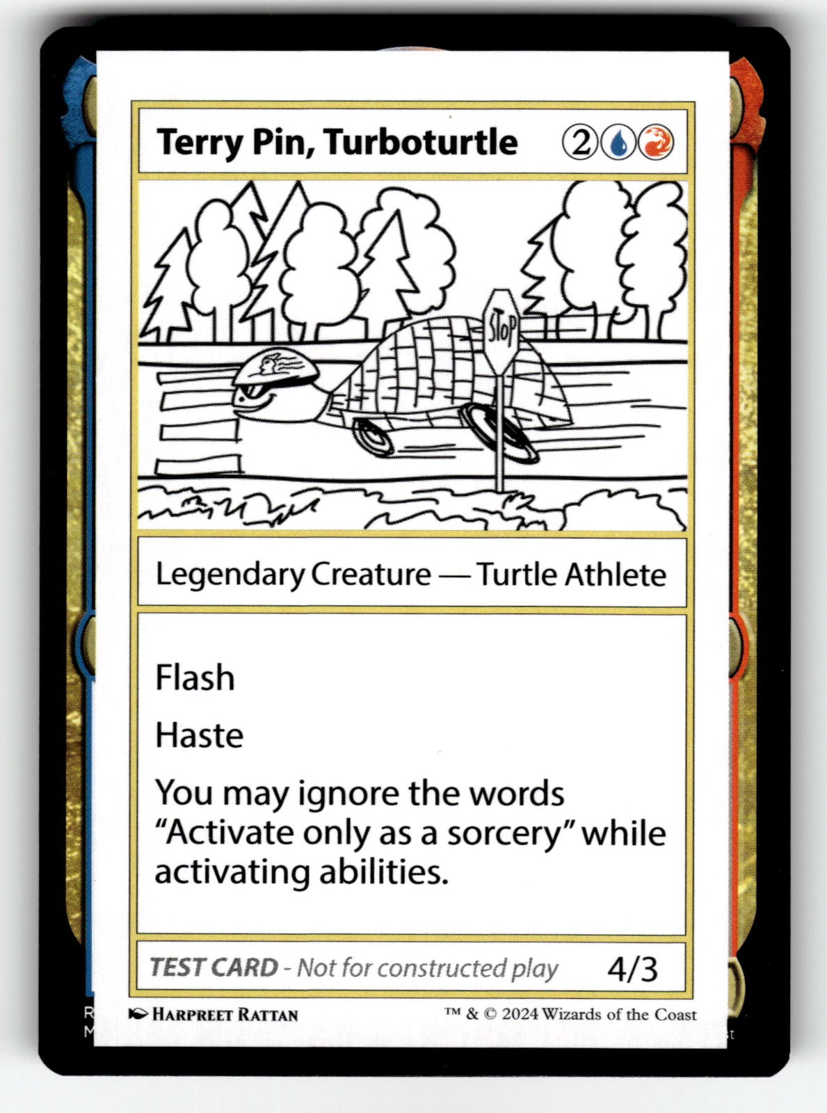 Terry Pin, Turboturtle – MB2PC: Mystery Booster 2 Playtest Cards S NM