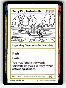 Terry Pin, Turboturtle – MB2PC: Mystery Booster 2 Playtest Cards S NM