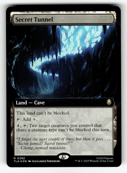 Secret Tunnel Extended Art – 392 TLA: Avatar: The Last Airbender R Foil NM