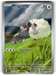 Hop's Wooloo – 170/159 JTG: SV09: Journey Together Illustration Rare Holo NM