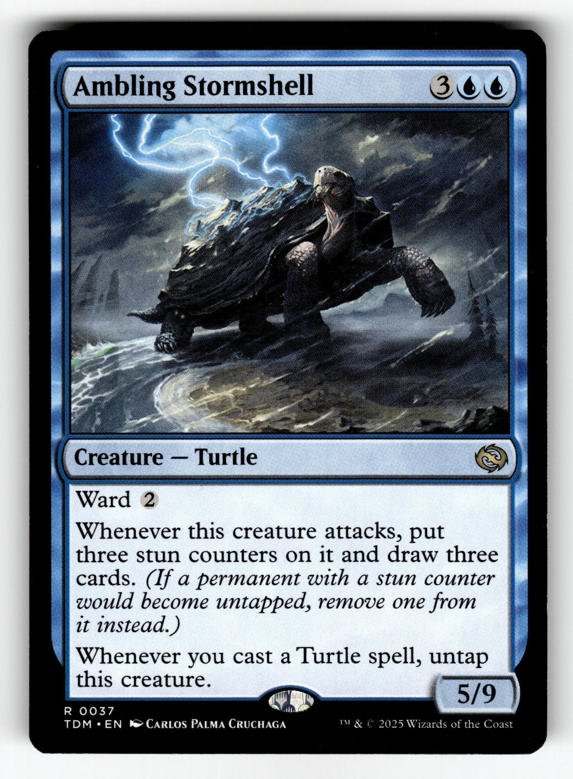 Ambling Stormshell – 37 TDM: Tarkir: Dragonstorm R NM