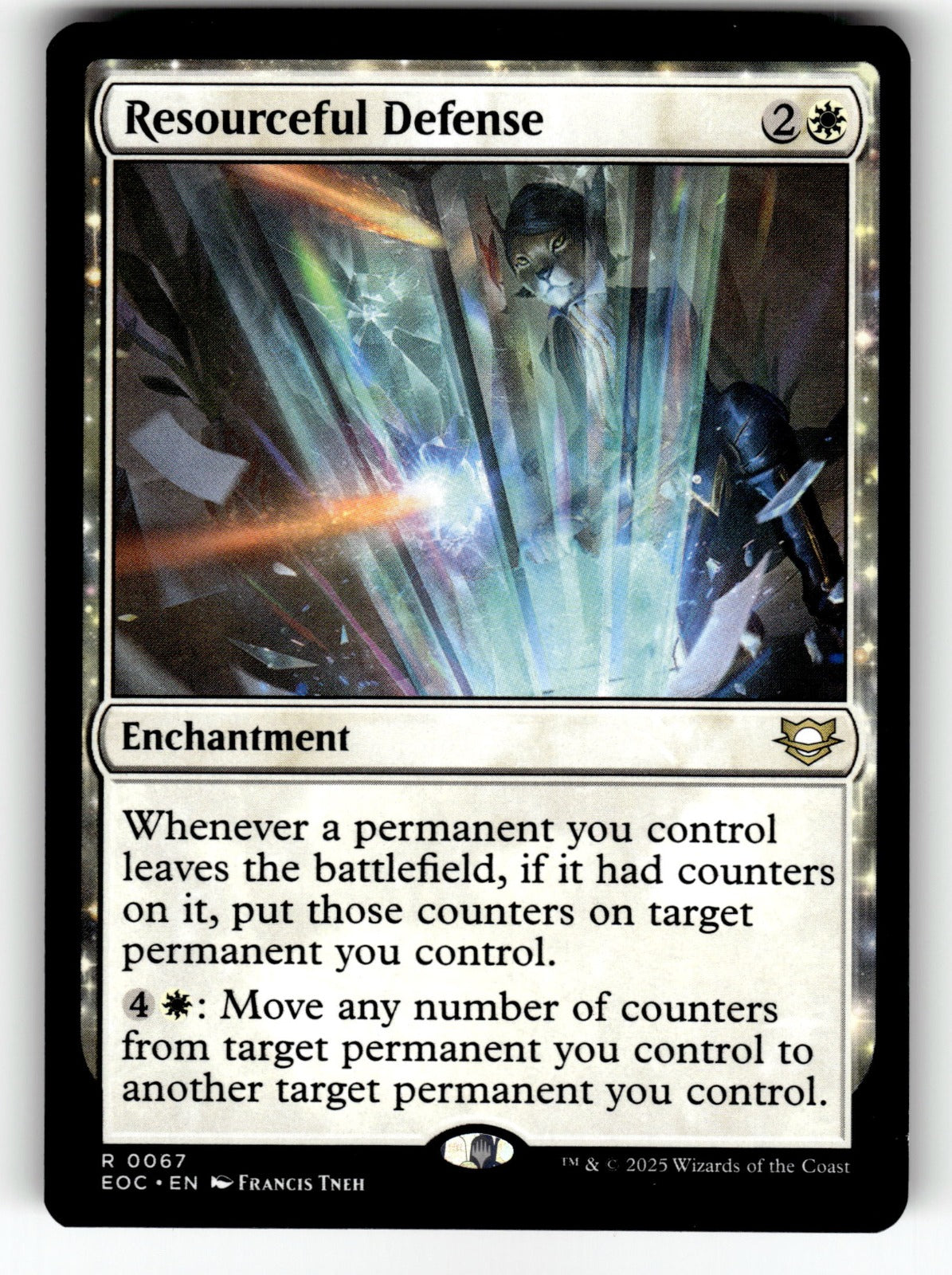 Resourceful Defense – 67 EOC: Commander: Edge of Eternities R NM