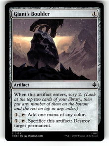 Giant's Boulder – 173 HOB: The Hobbit C NM