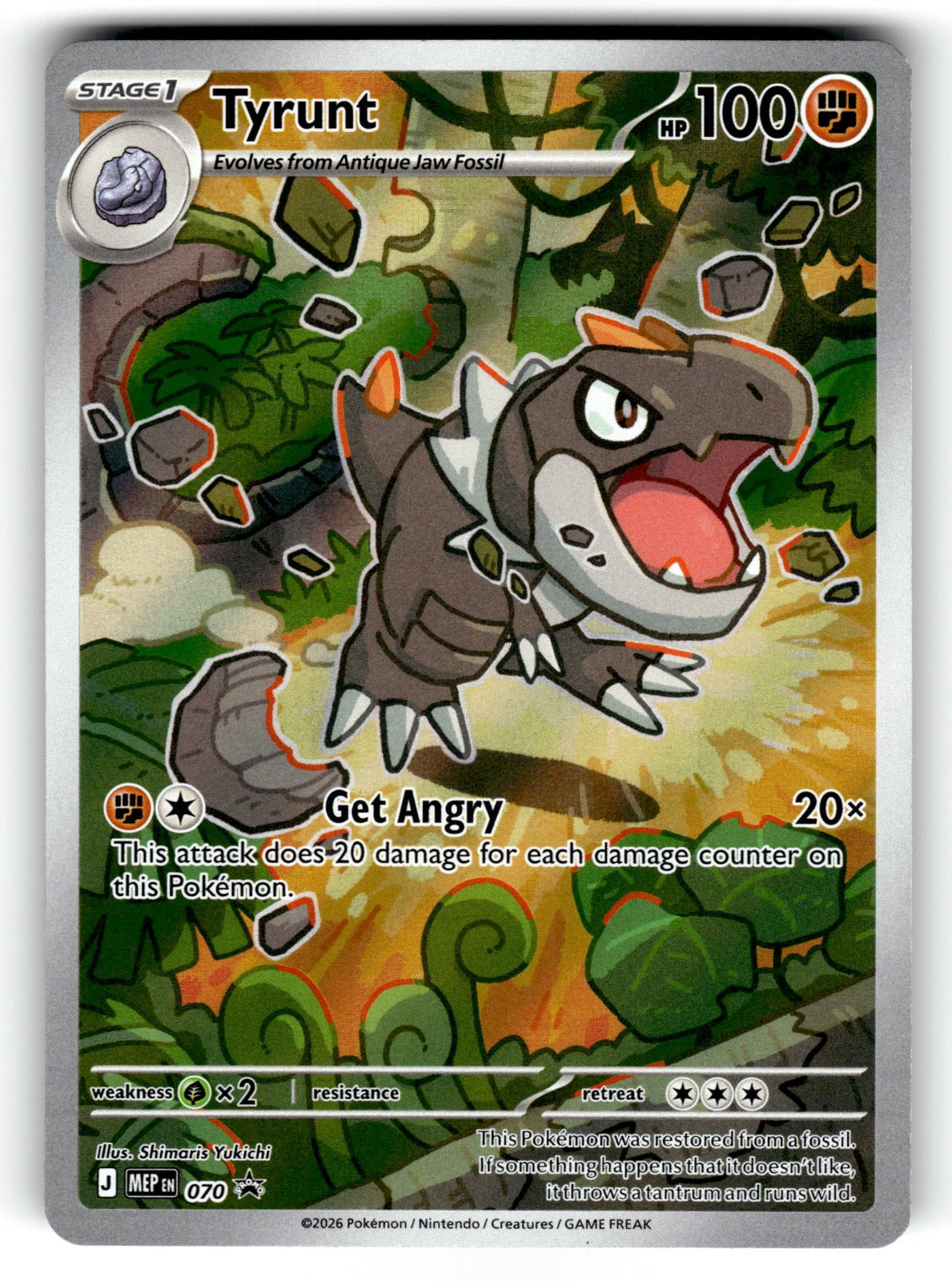 Tyrunt – 070 MEP: ME: Mega Evolution Promo Promo Holo NM