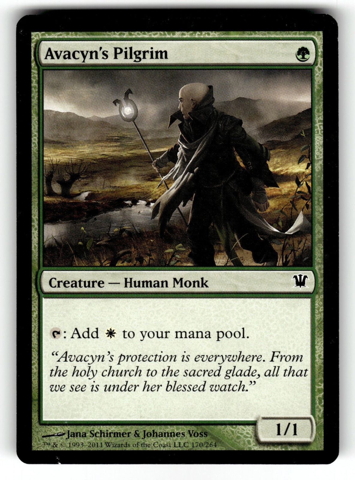 Avacyn's Pilgrim – 170 ISD: Innistrad C NM