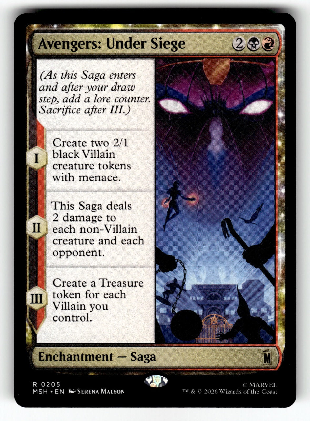 Avengers: Under Siege – 205 MSH: Marvel Super Heroes R NM