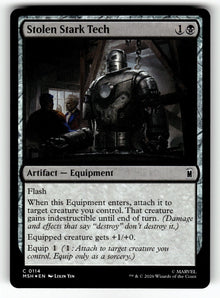 Stolen Stark Tech – 114 MSH: Marvel Super Heroes C Foil NM