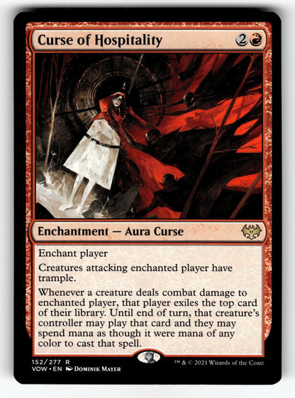 Curse of Hospitality – 152 VOW: Innistrad: Crimson Vow R LP