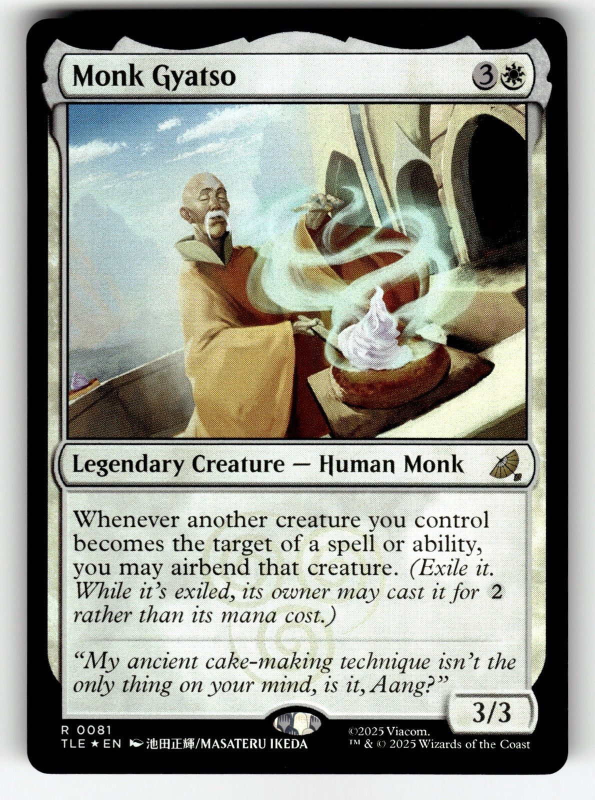 Monk Gyatso – 81 TLE: Avatar: The Last Airbender: Eternal-Legal R FoilNM