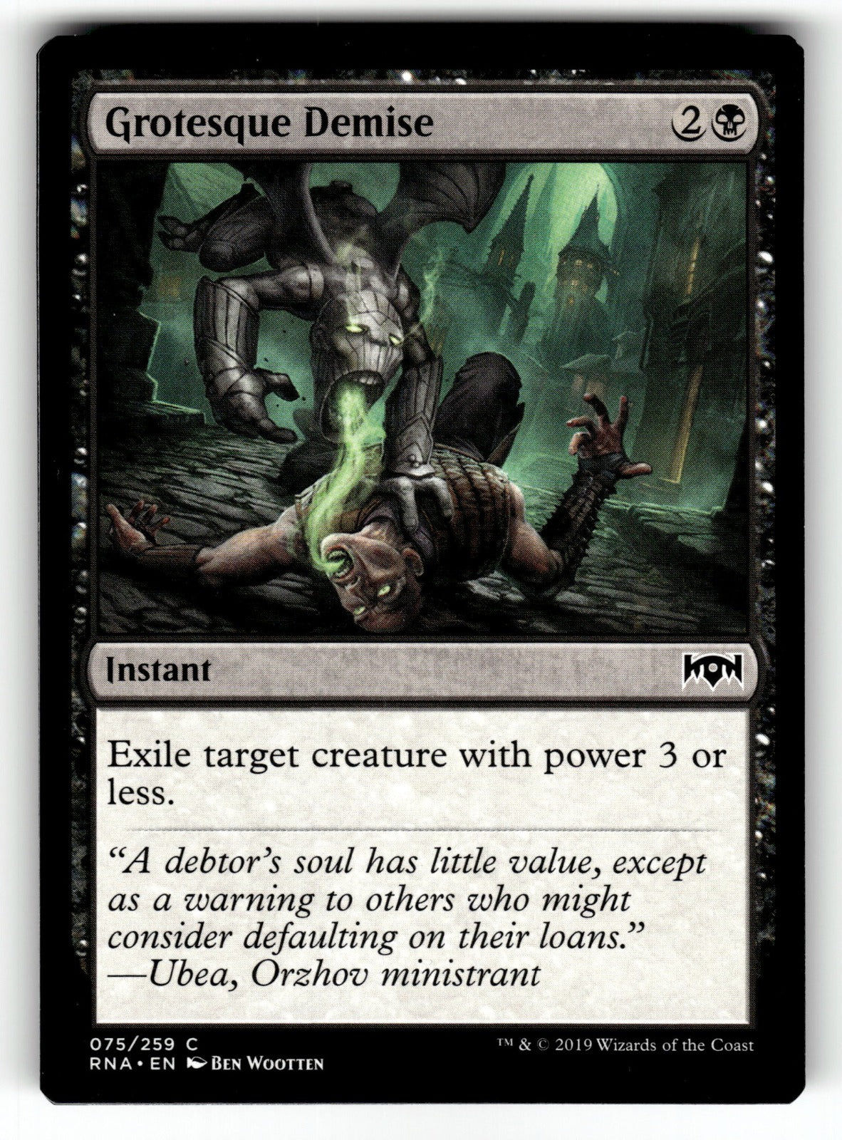 Grotesque Demise – 75 RNA: Ravnica Allegiance C LP