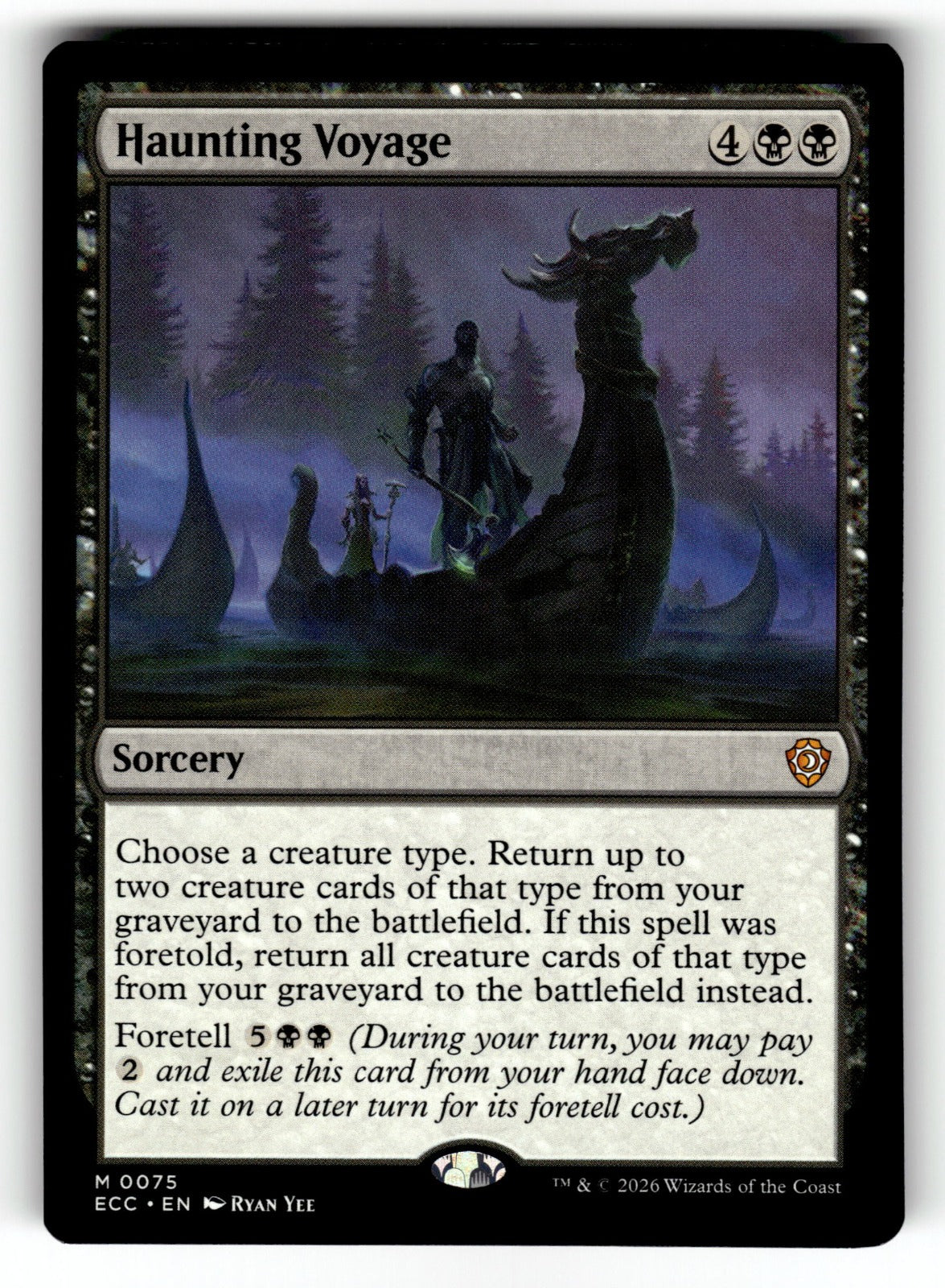 Haunting Voyage – 75 ECC: Commander: Lorwyn Eclipsed M NM