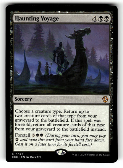 Haunting Voyage – 75 ECC: Commander: Lorwyn Eclipsed M NM