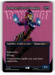 Ironheart, Clever Champion (Borderless) – 360 MSH: Marvel Super Heroes R Foil NM