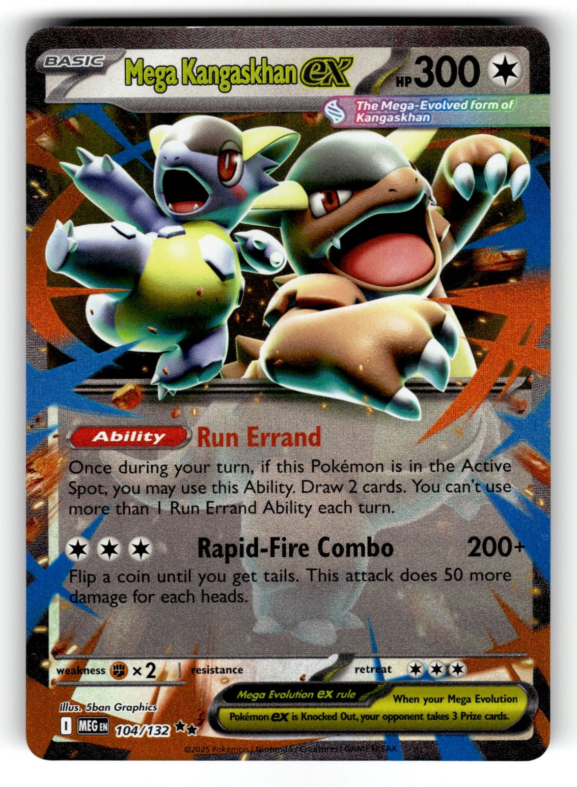 Mega Kangaskhan ex – 025 MEP: ME: Mega Evolution Promo Promo Holo NM