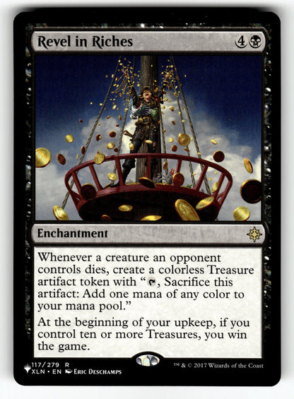 Revel in Riches – 117 LIST: The List Reprints R NM