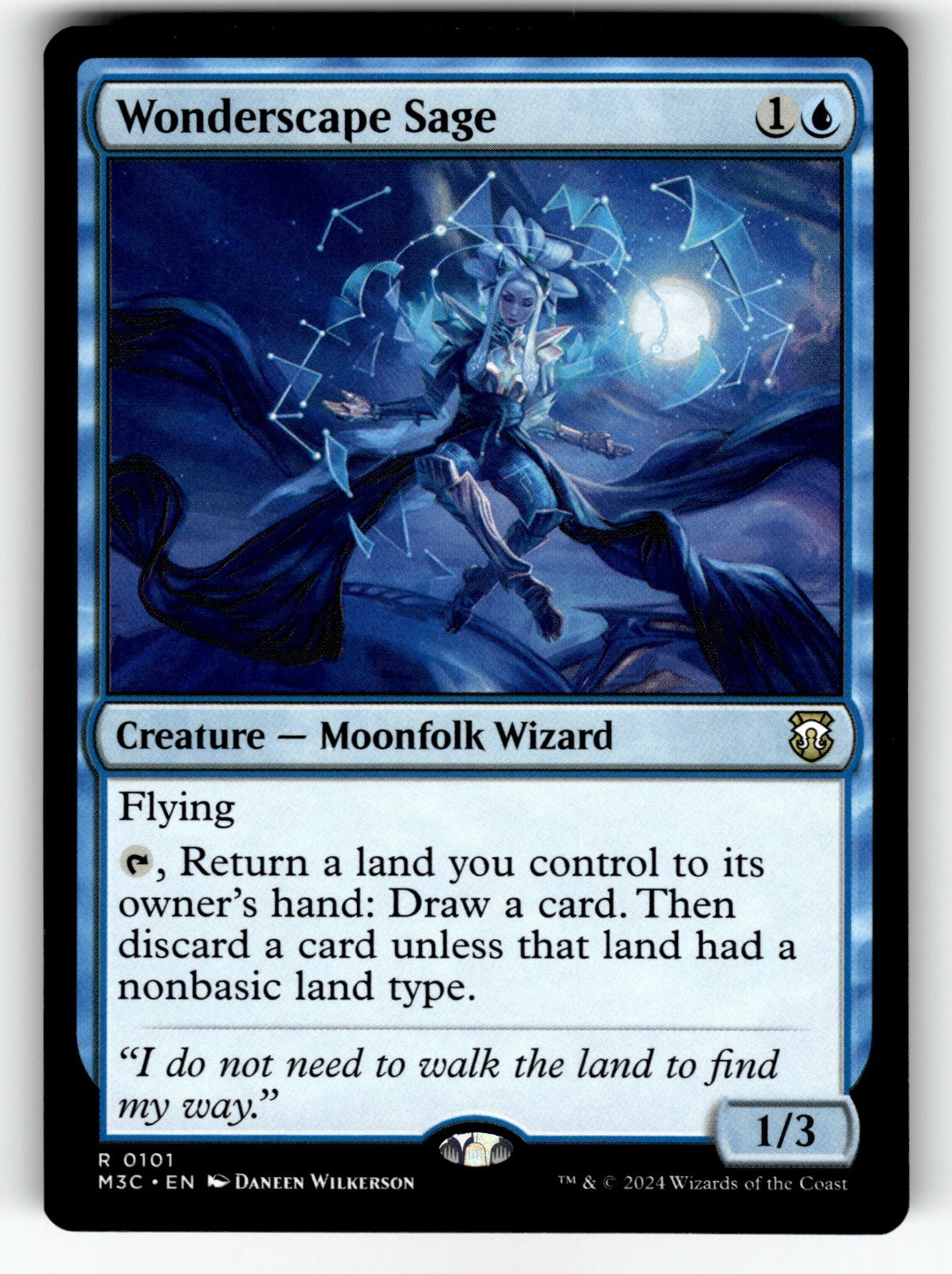 Wonderscape Sage – 101 M3C: Commander: Modern Horizons 3 R NM