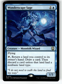 Wonderscape Sage – 101 M3C: Commander: Modern Horizons 3 R NM
