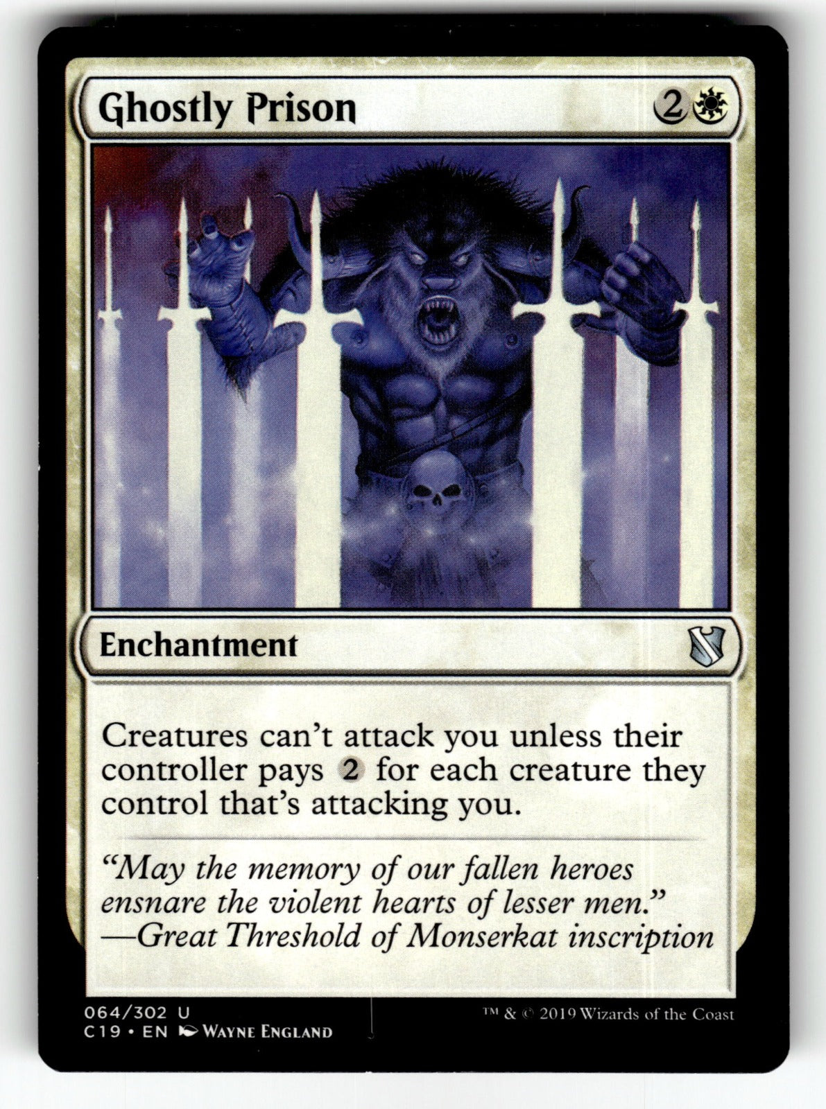 Ghostly Prison – 64 C19: Commander 2019 U LP