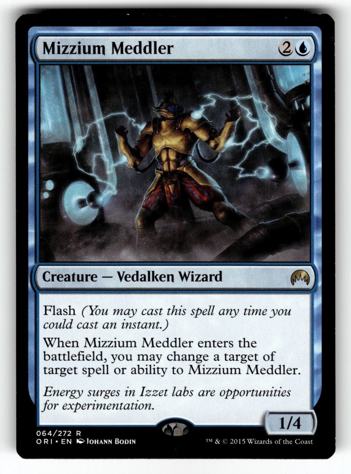 Mizzium Meddler – 64 ORI: Magic Origins R LP