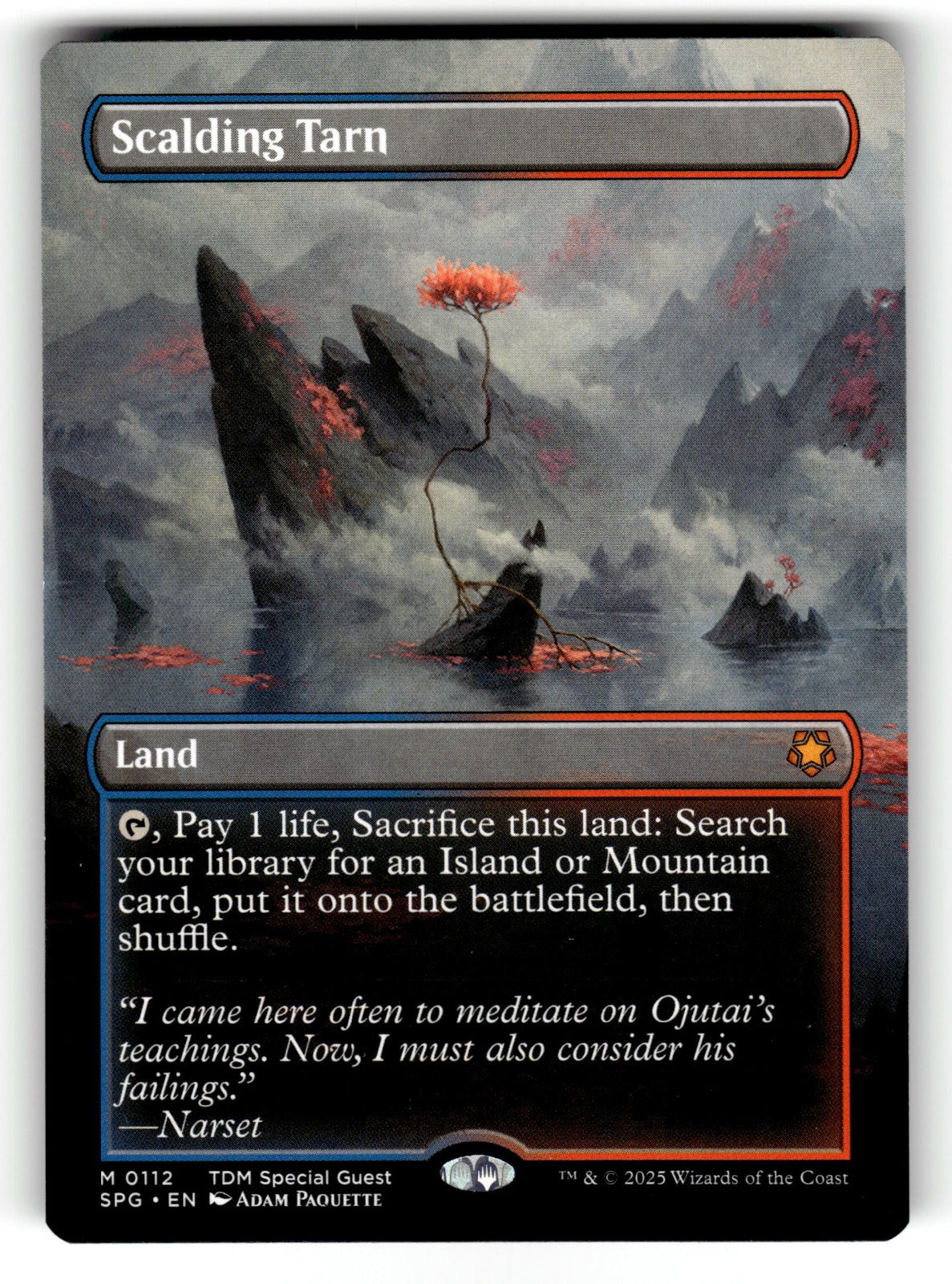 Scalding Tarn (Borderless) – 112 SPG: Special Guests M NM