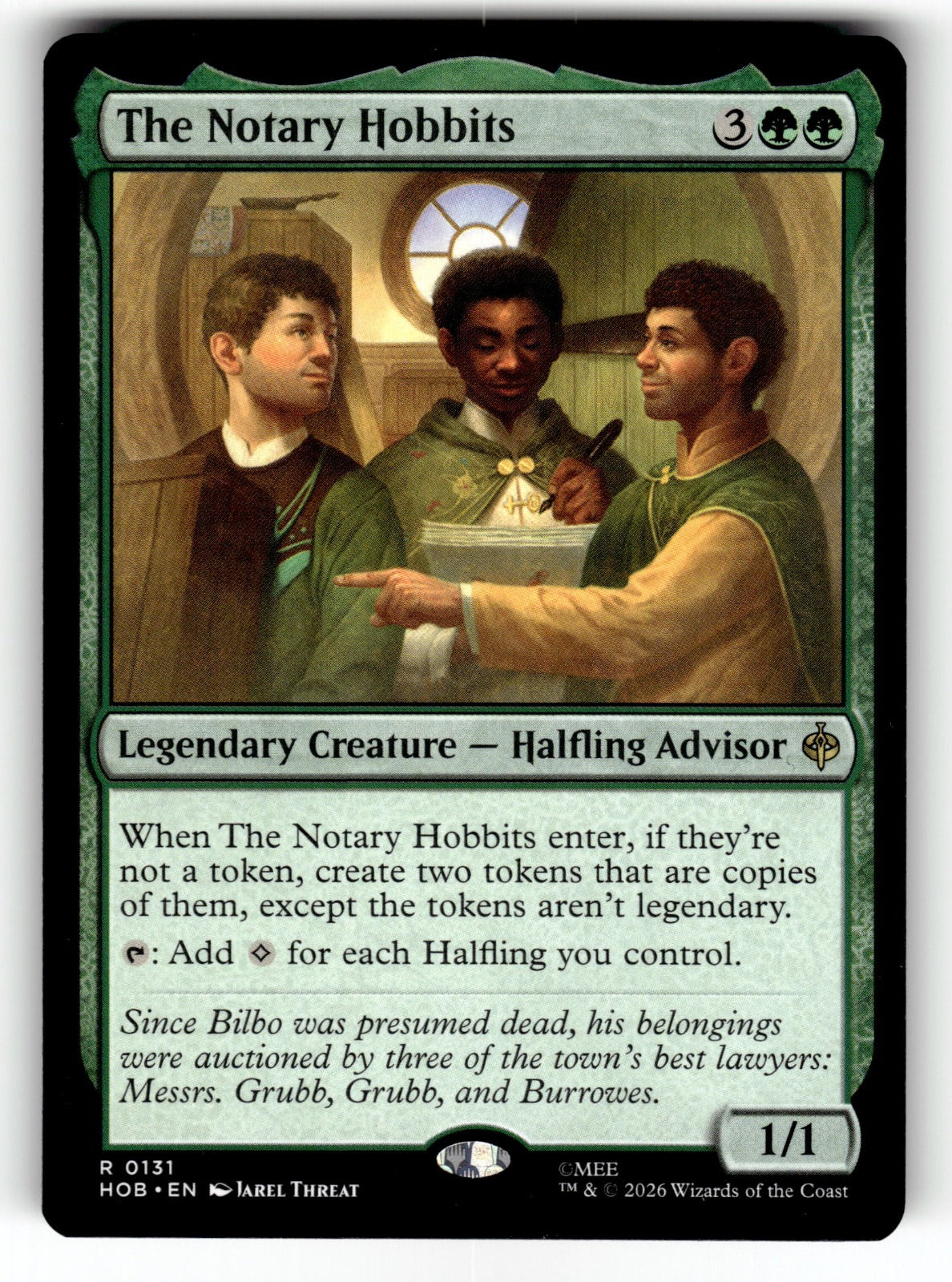The Notary Hobbits – 131 HOB: The Hobbit R NM