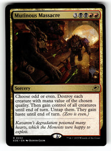 Mutinous Massacre – 222 PPEOE: Promo Pack: Edge of Eternities R NM