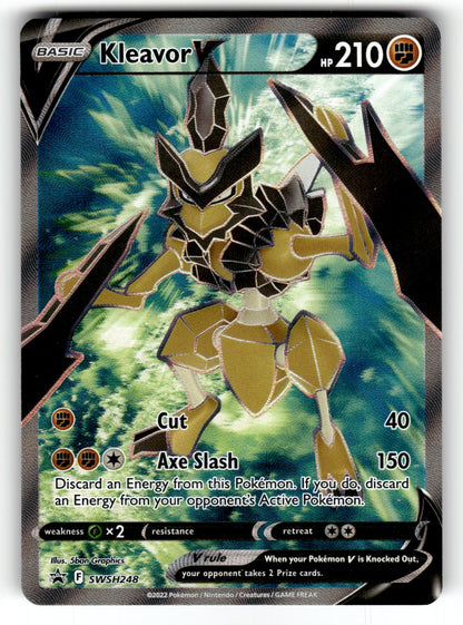 Kleavor V (Full Art) – SWSH248 SWSD: SWSH: Sword & Shield Promo Cards Promo Holo NM